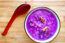 紫薯粥为什么是蓝色的?这样煮紫薯粥是紫色的!